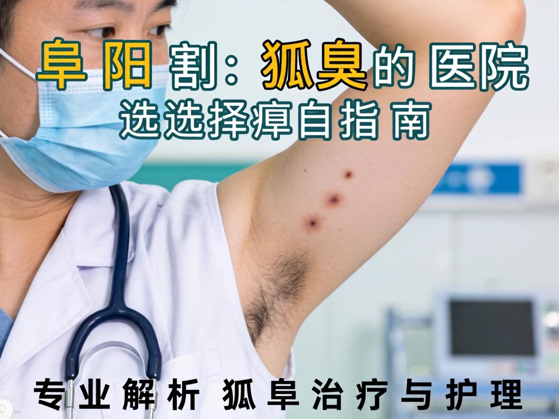 阜阳割狐臭的医院选择指南，专业解析狐臭治疗与护理