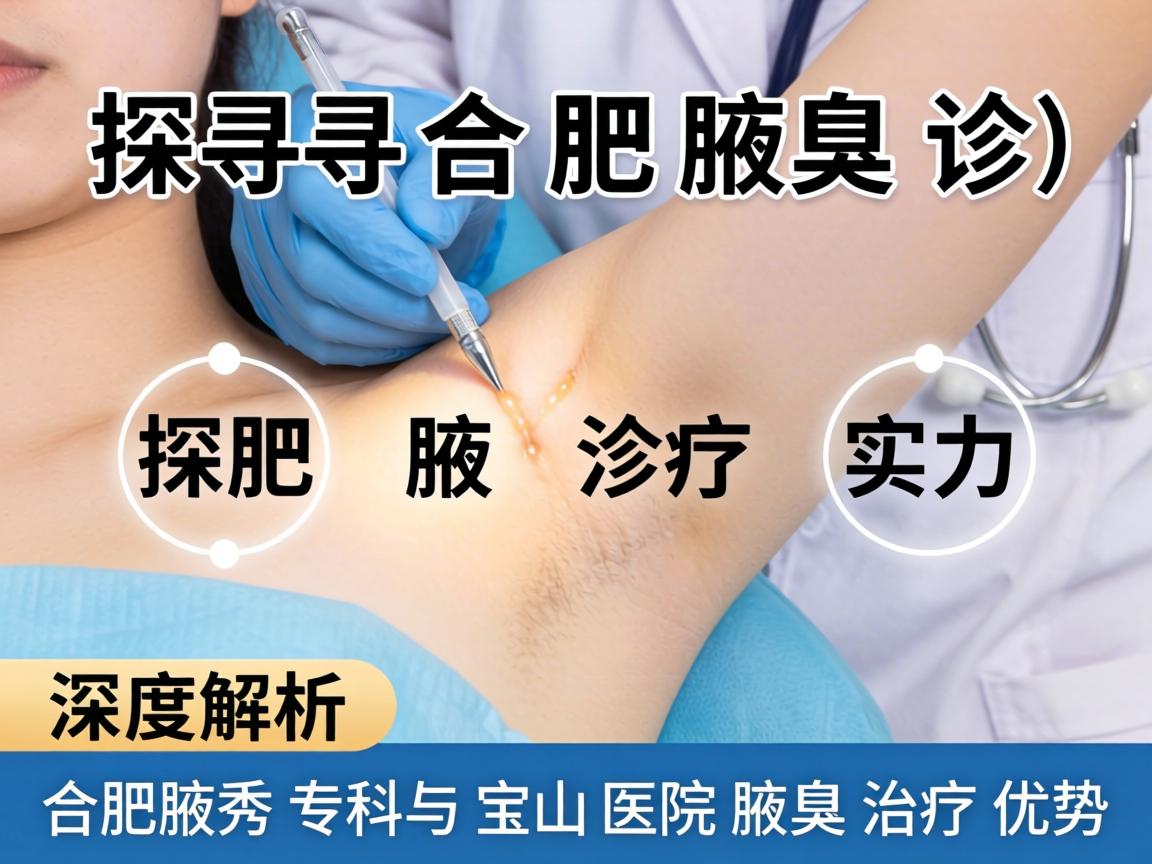 探寻合肥腋臭诊疗实力，深度解析合肥腋秀专科与宝山医院腋臭治疗优势