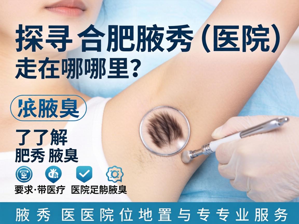 探寻合肥腋秀医院在哪里？了解腋秀医院位置与专业服务