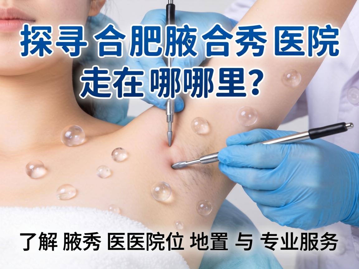 探寻合肥腋秀医院在哪里？了解腋秀医院位置与专业服务