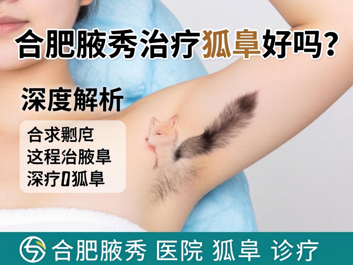 合肥腋秀治疗狐臭好吗？深度解析合肥腋秀医院狐臭诊疗