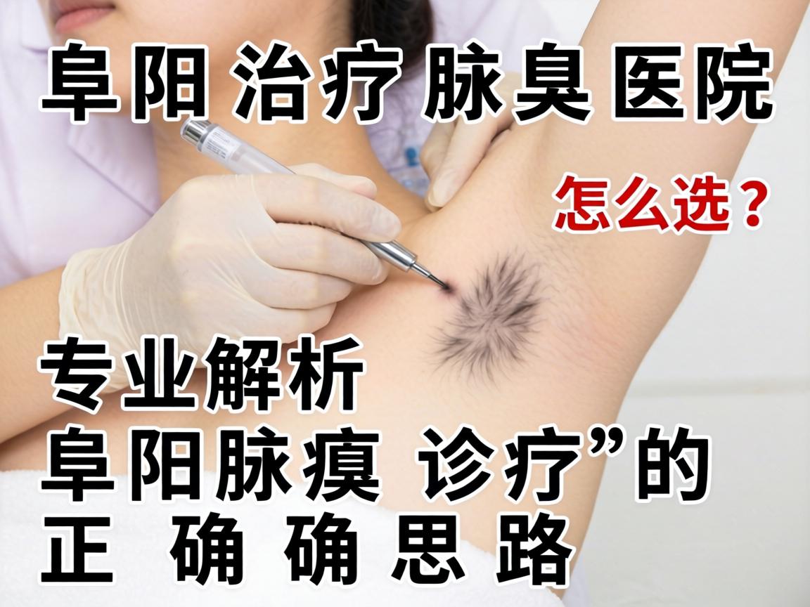 阜阳治疗腋臭医院怎么选？专业解析阜阳腋臭诊疗的正确思路