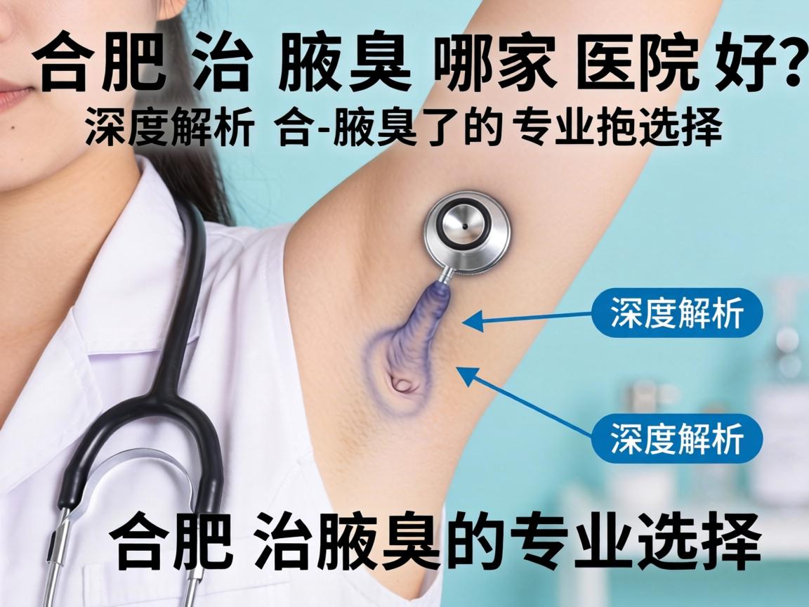 合肥治腋臭哪家医院好？深度解析合肥治腋臭的专业选择