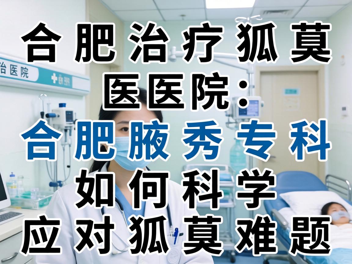 合肥治疗狐臭医院解析，合肥腋秀专科如何科学应对狐臭难题