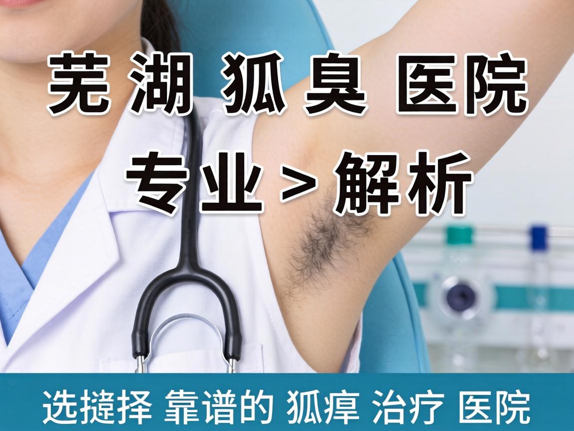 芜湖狐臭医院专业解析，如何选择靠谱的狐臭治疗医院