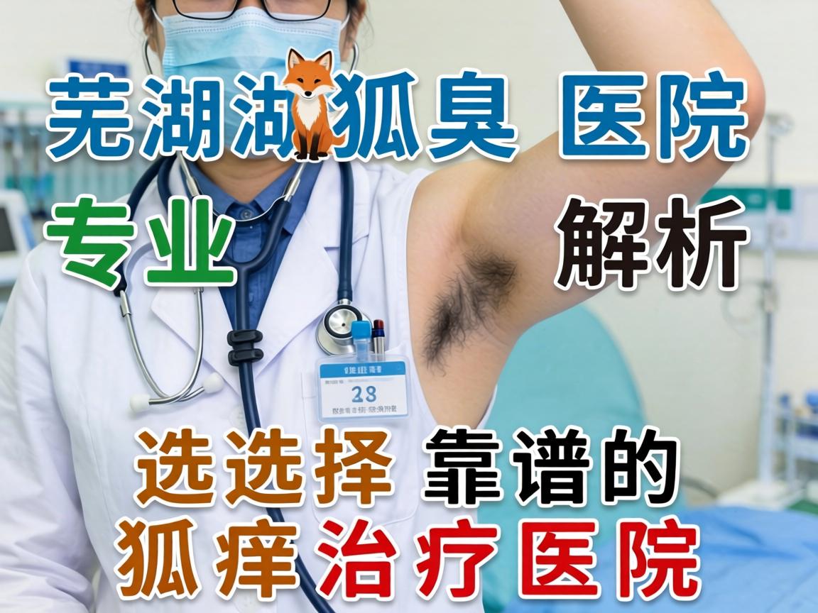 芜湖狐臭医院专业解析，如何选择靠谱的狐臭治疗医院