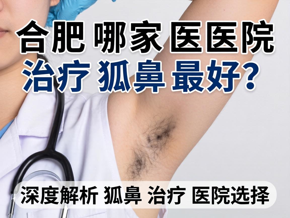 合肥哪家医院治疗狐臭最好？深度解析狐臭治疗医院选择