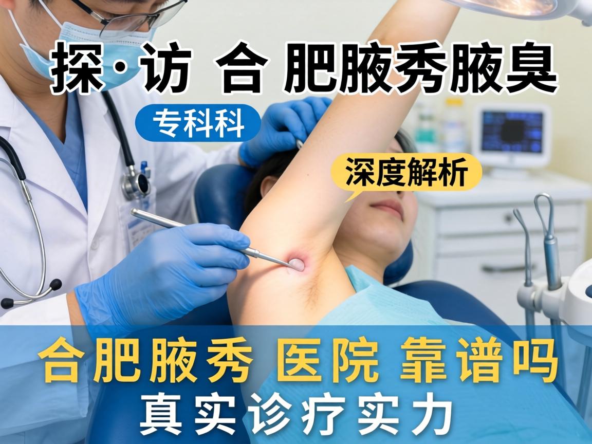 探访合肥腋秀腋臭专科，深度解析合肥腋秀医院靠谱吗的真实诊疗实力