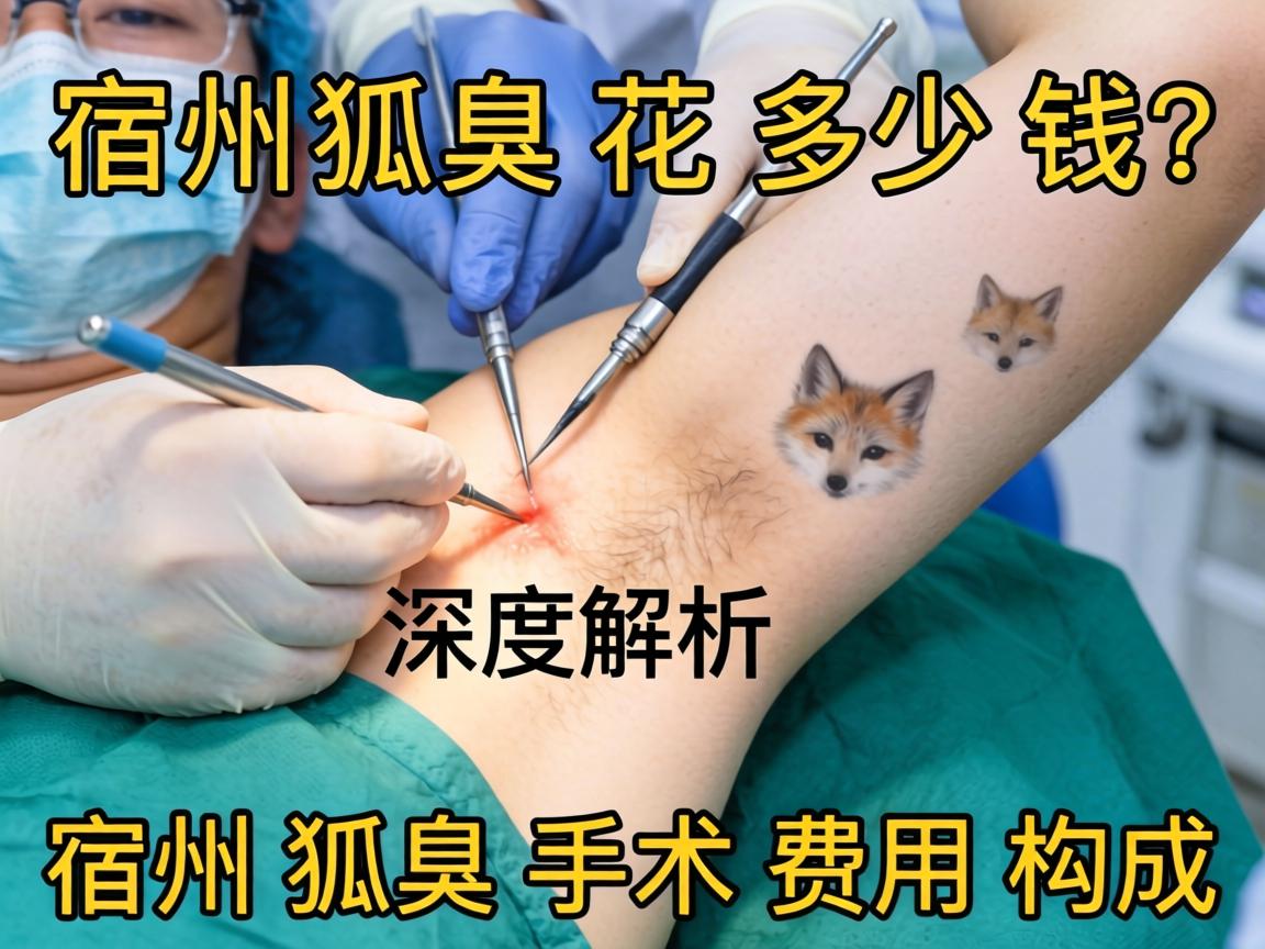 宿州狐臭手术花多少钱？深度解析宿州狐臭手术费用构成