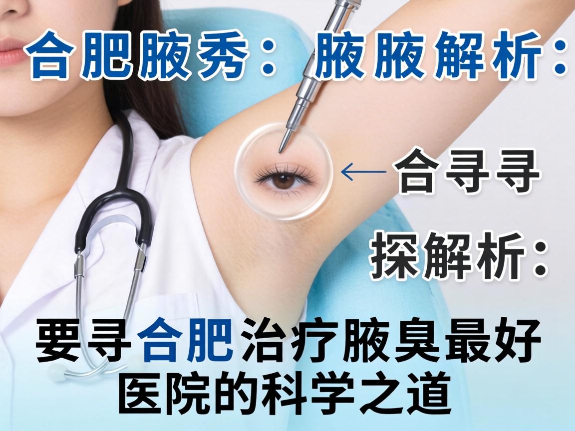 合肥腋秀解析，探寻合肥治疗腋臭最好医院的科学之道