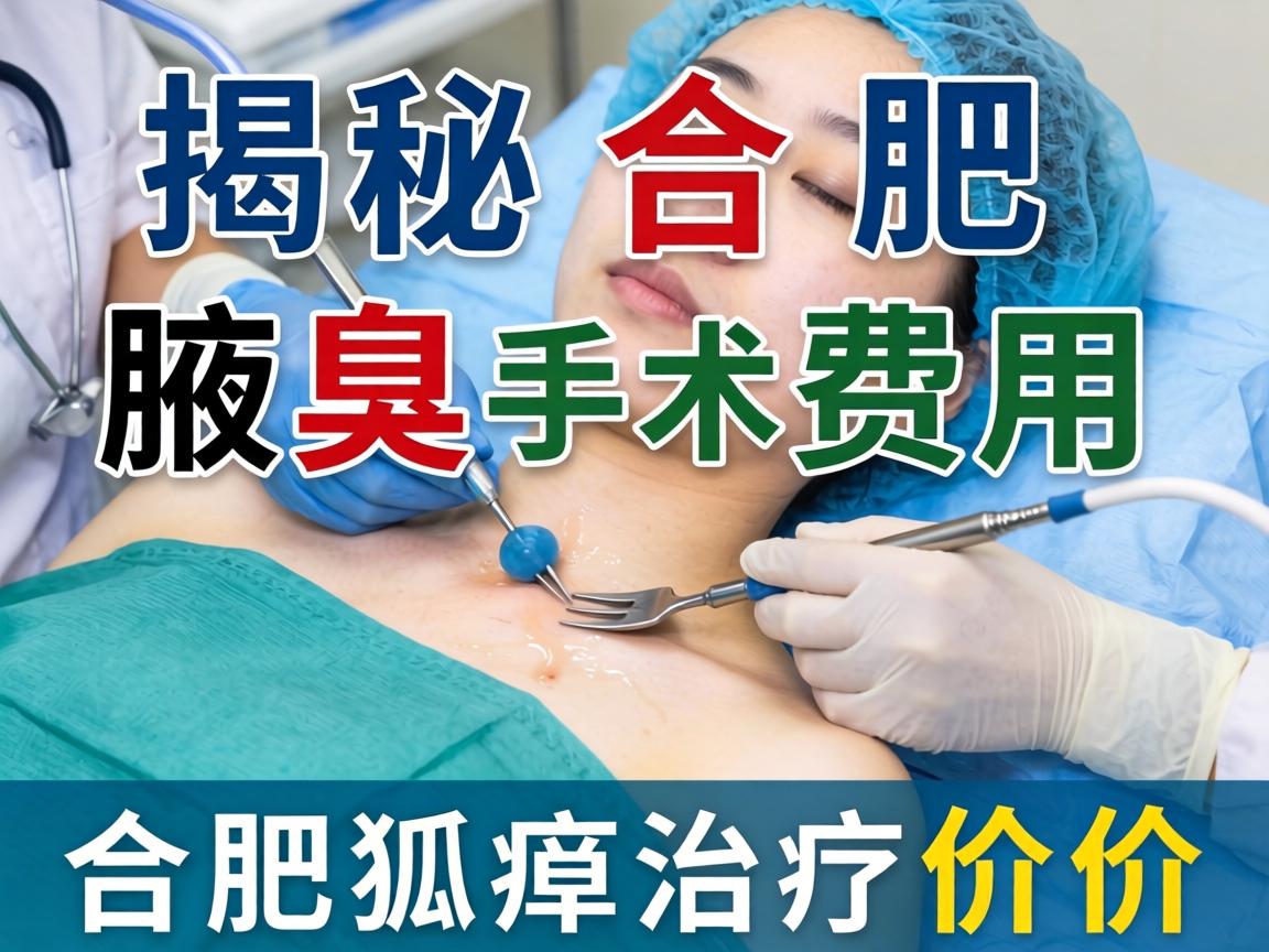 揭秘合肥腋臭手术费用，详解合肥狐臭治疗价格