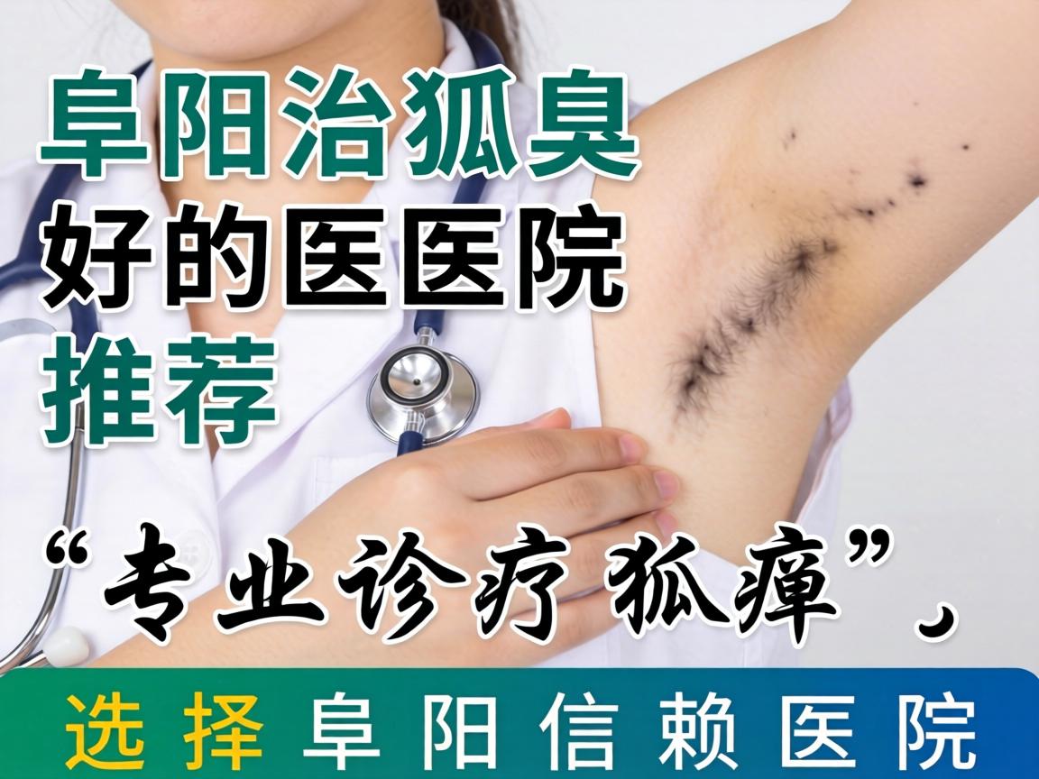 阜阳治狐臭好的医院推荐，专业诊疗狐臭，选择阜阳信赖医院
