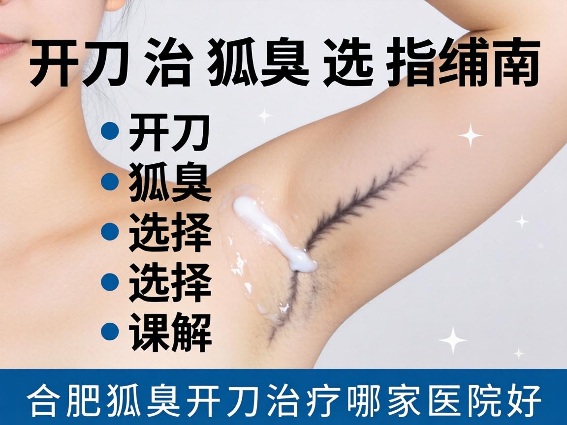 开刀治狐臭选择指南，详解合肥狐臭开刀治疗哪家医院好