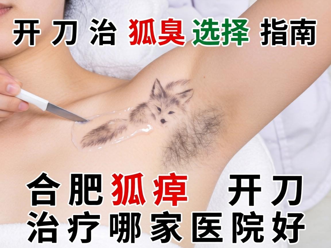 开刀治狐臭选择指南，详解合肥狐臭开刀治疗哪家医院好