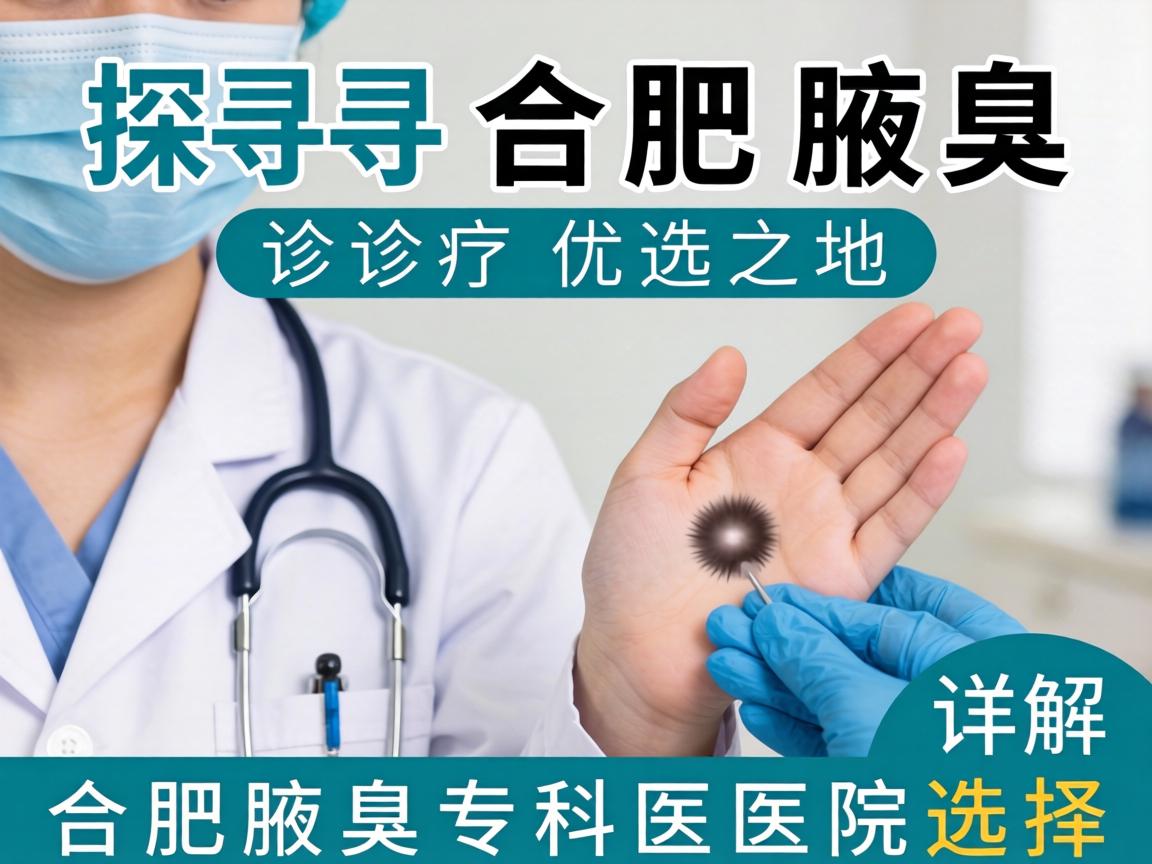 探寻合肥腋臭诊疗优选之地，详解合肥腋臭专科医院选择