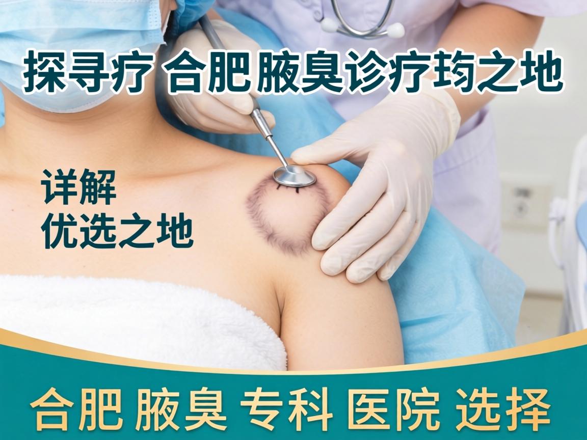 探寻合肥腋臭诊疗优选之地，详解合肥腋臭专科医院选择