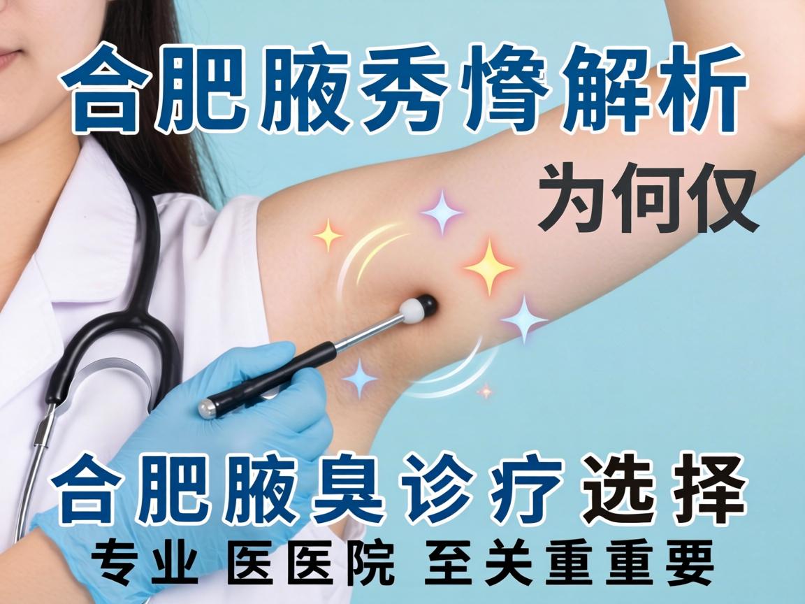 合肥腋秀解析，为何合肥腋臭诊疗选择专业医院至关重要