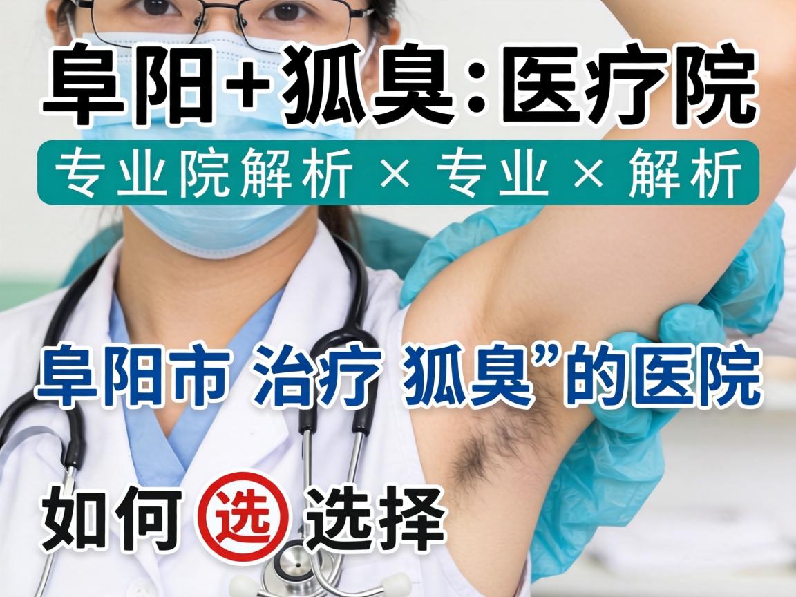 阜阳狐臭医院专业解析，阜阳市治疗狐臭的医院如何选择