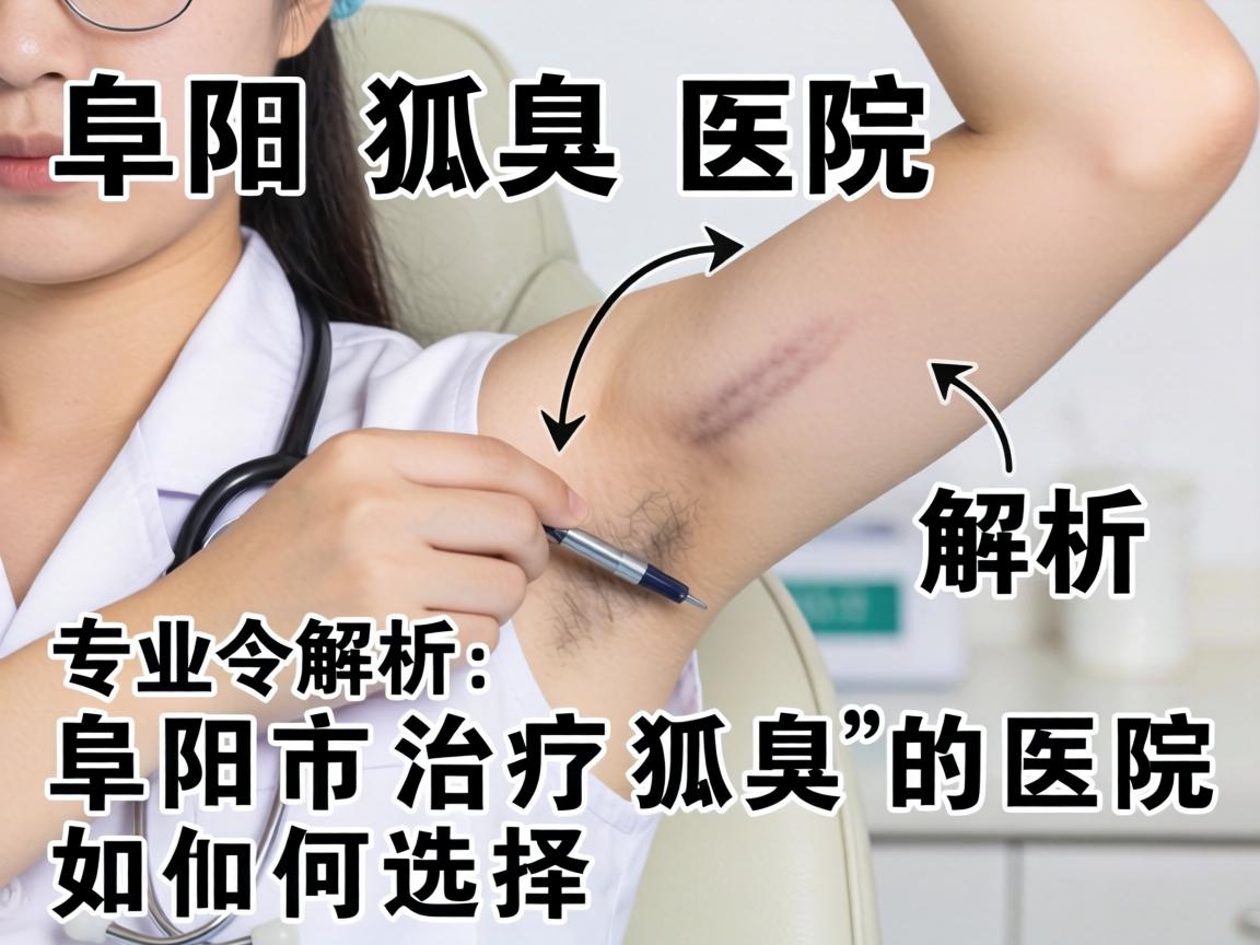 阜阳狐臭医院专业解析，阜阳市治疗狐臭的医院如何选择