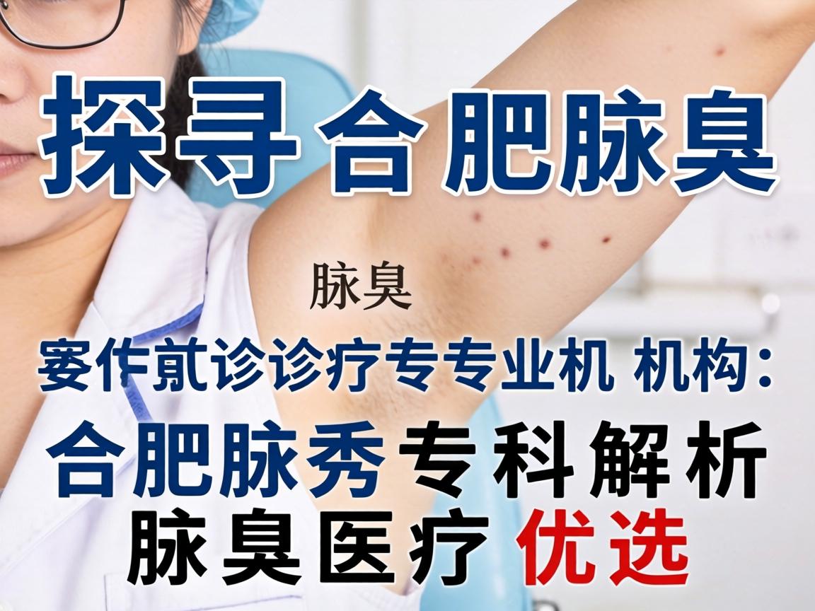 探寻合肥腋臭诊疗专业机构，合肥腋秀专科解析腋臭医疗优选