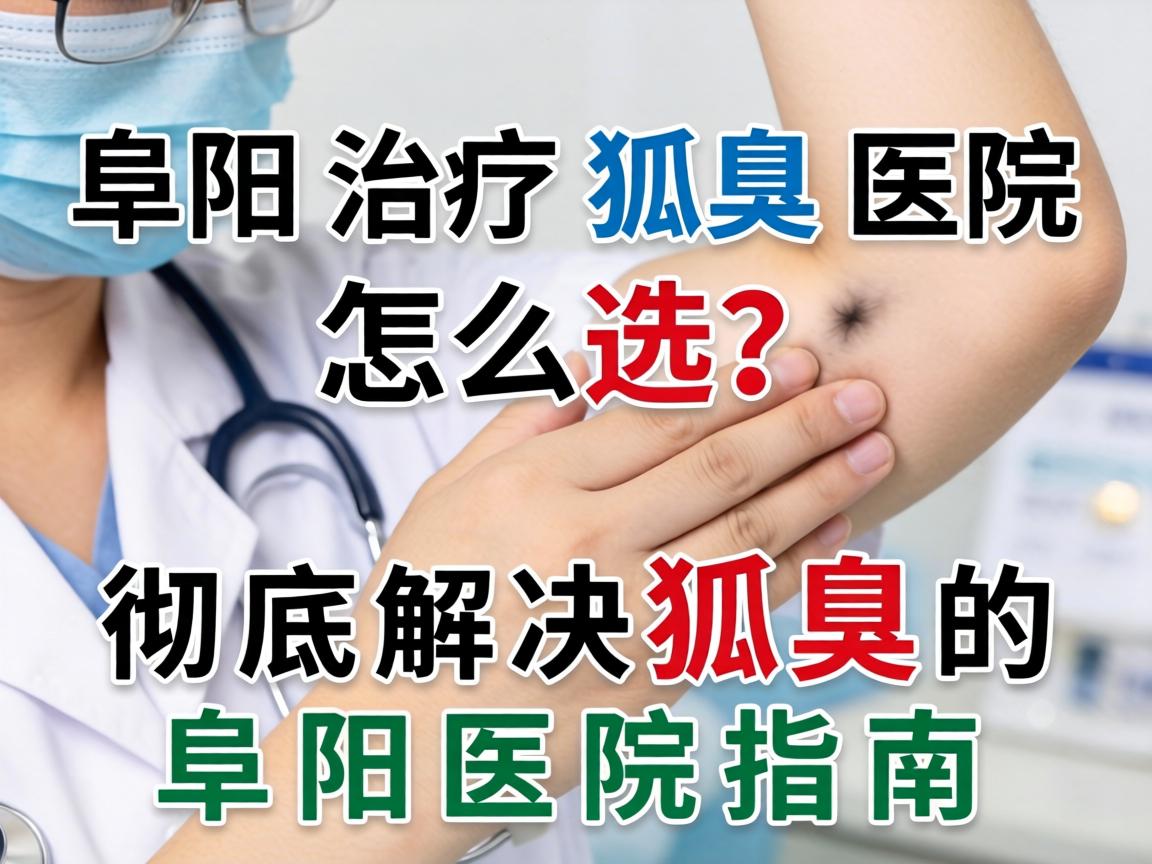 阜阳治疗狐臭医院怎么选？彻底解决狐臭的阜阳医院指南