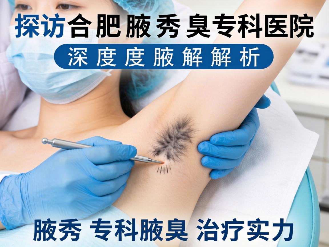 探访合肥腋秀腋臭专科医院，深度解析腋秀专科腋臭治疗实力