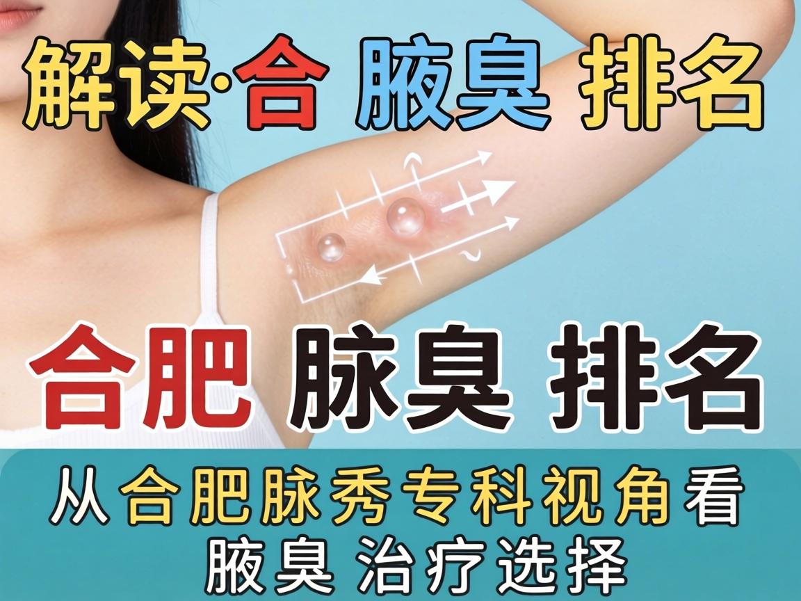 解读合肥腋臭排名，从合肥腋秀专科视角看腋臭治疗选择