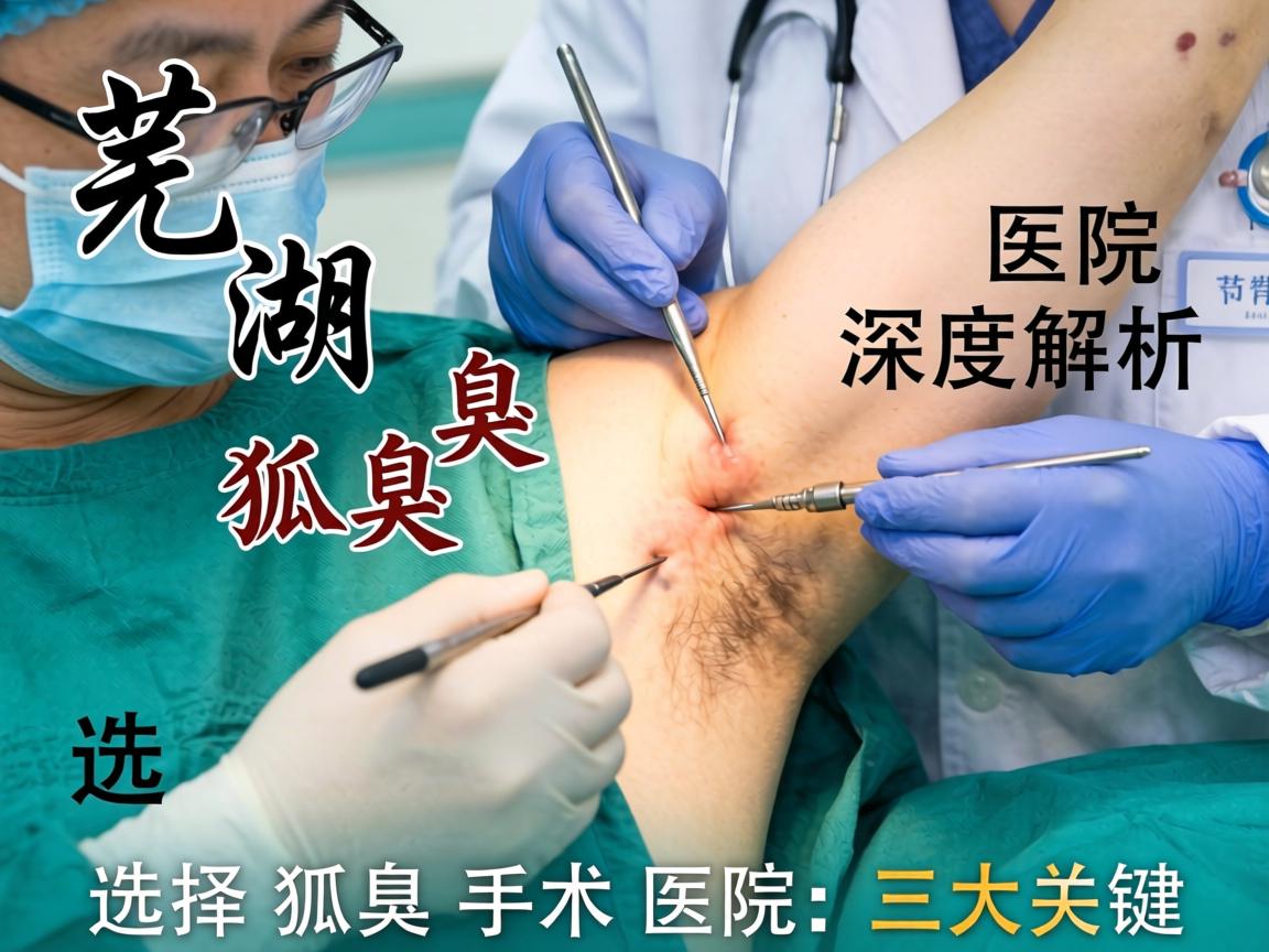 芜湖狐臭手术医院深度解析，选择狐臭手术医院的三大关键