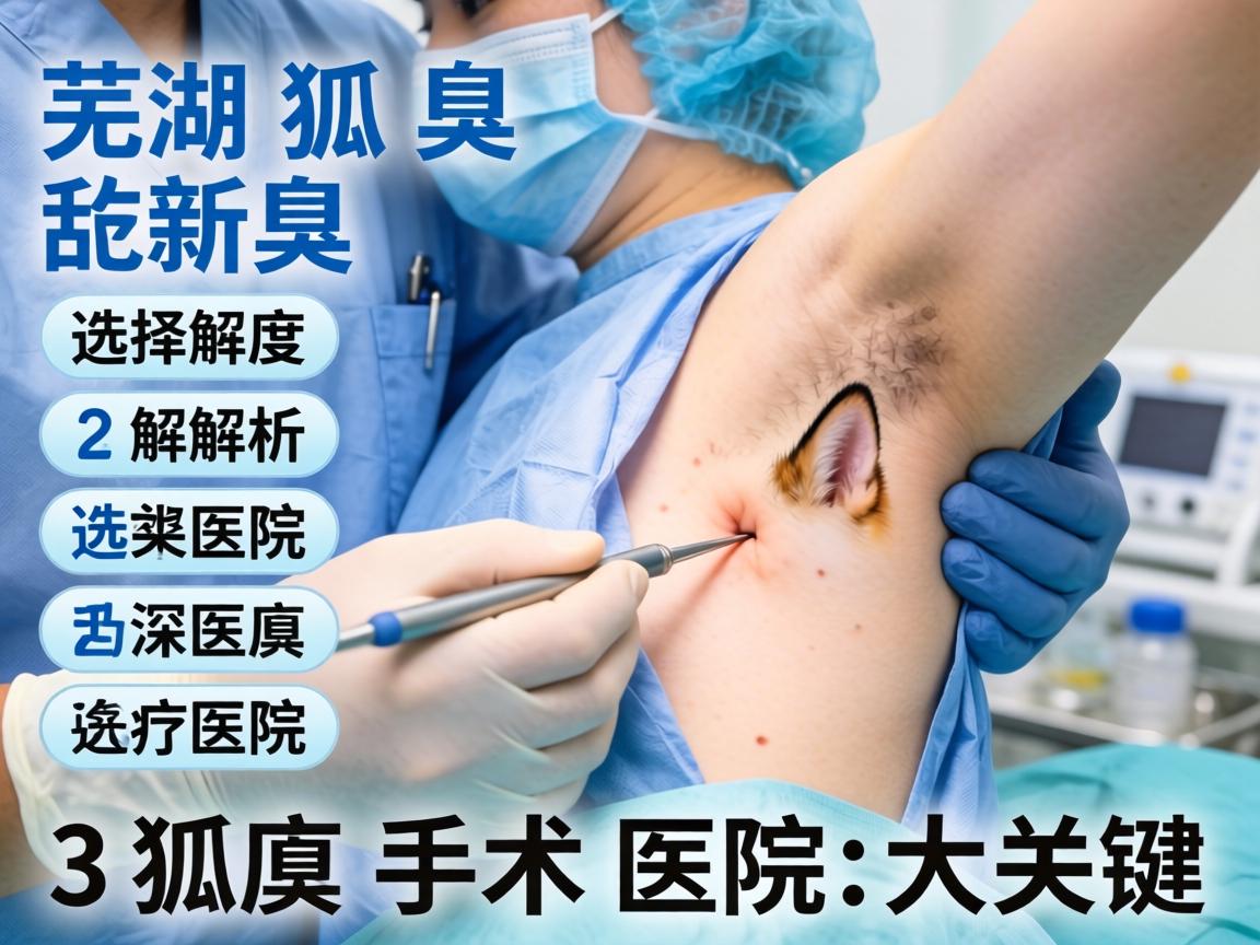 芜湖狐臭手术医院深度解析，选择狐臭手术医院的三大关键