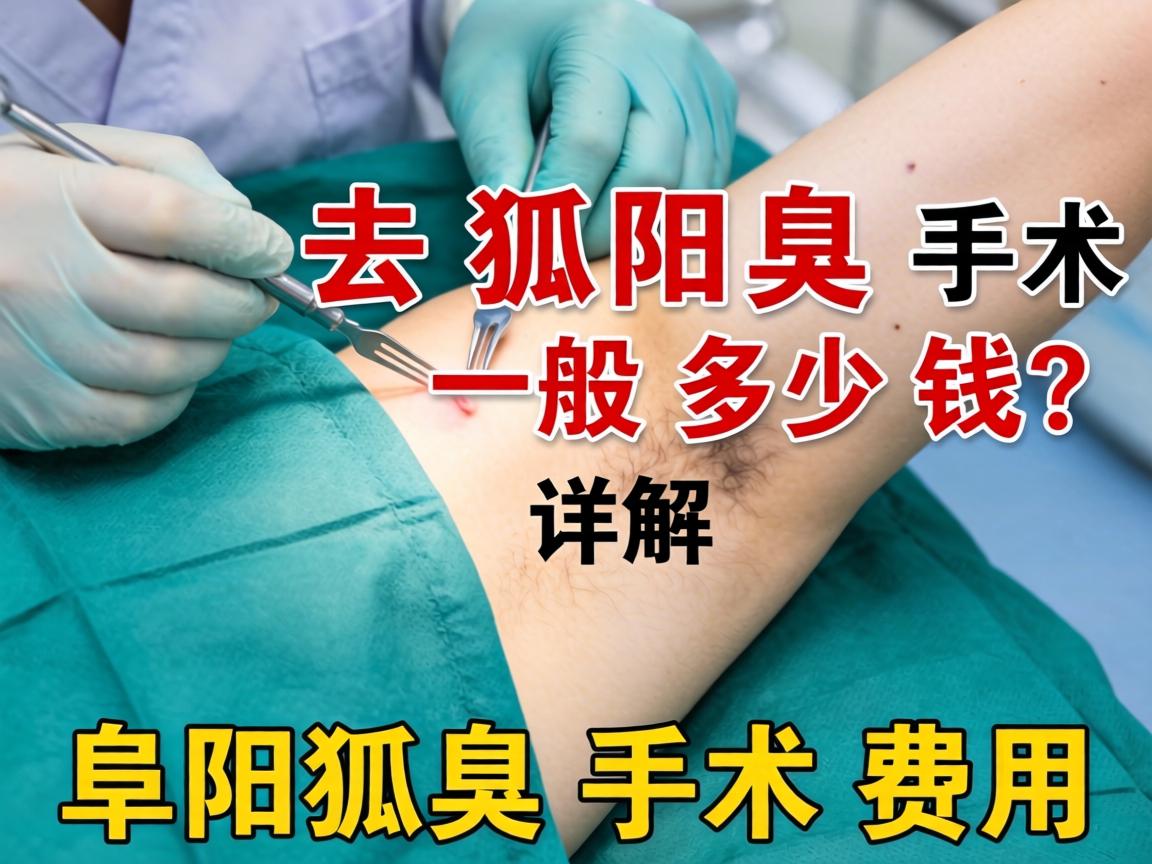 阜阳去狐臭手术一般多少钱？详解阜阳狐臭手术费用