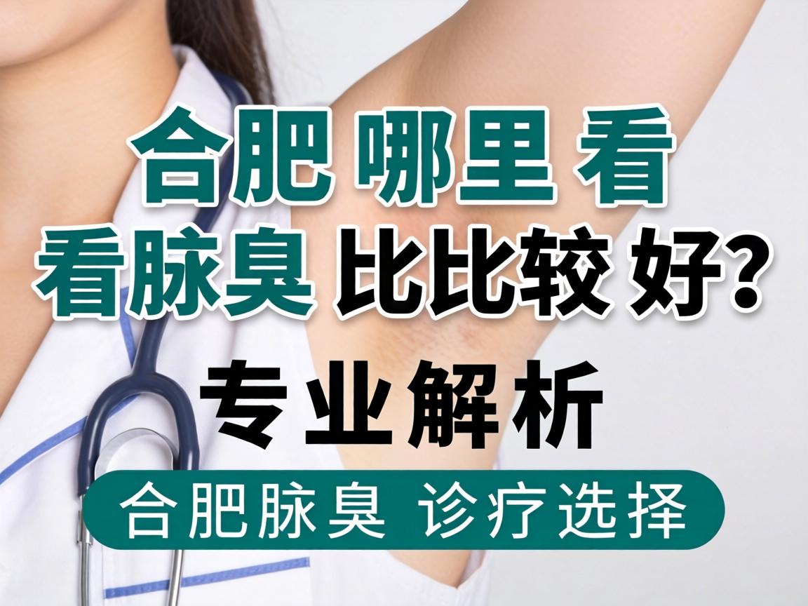合肥哪里看腋臭比较好？专业解析合肥腋臭诊疗选择