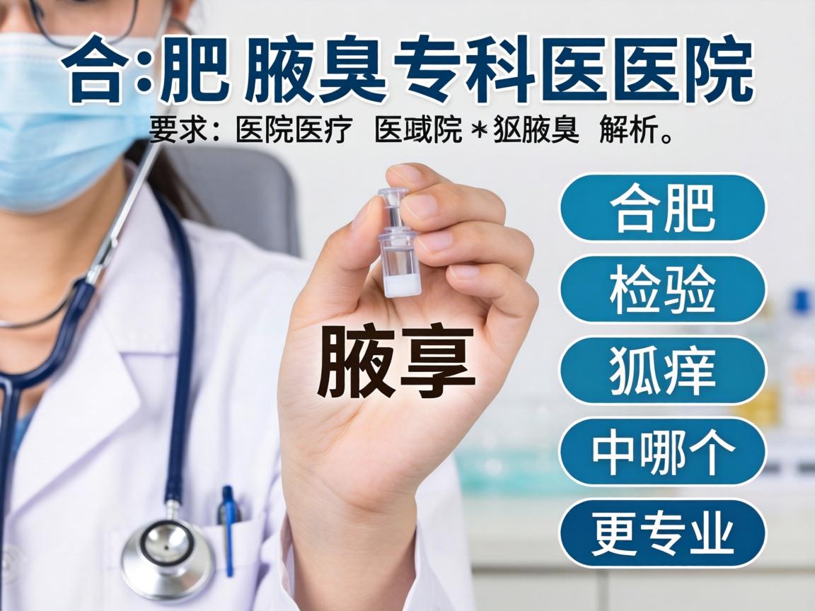 合肥腋臭专科医院解析，合肥检验狐臭哪个医院更专业