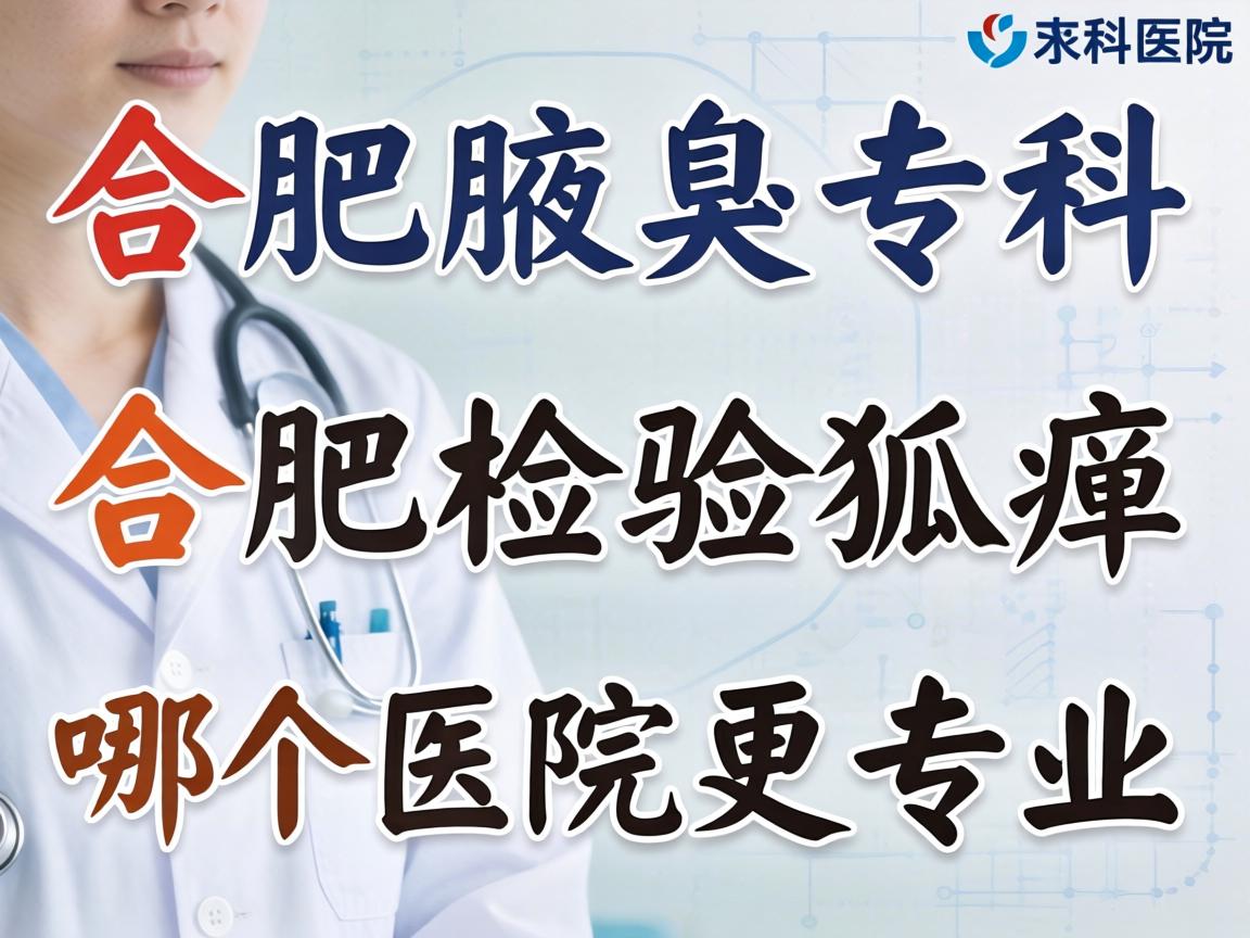 合肥腋臭专科医院解析，合肥检验狐臭哪个医院更专业