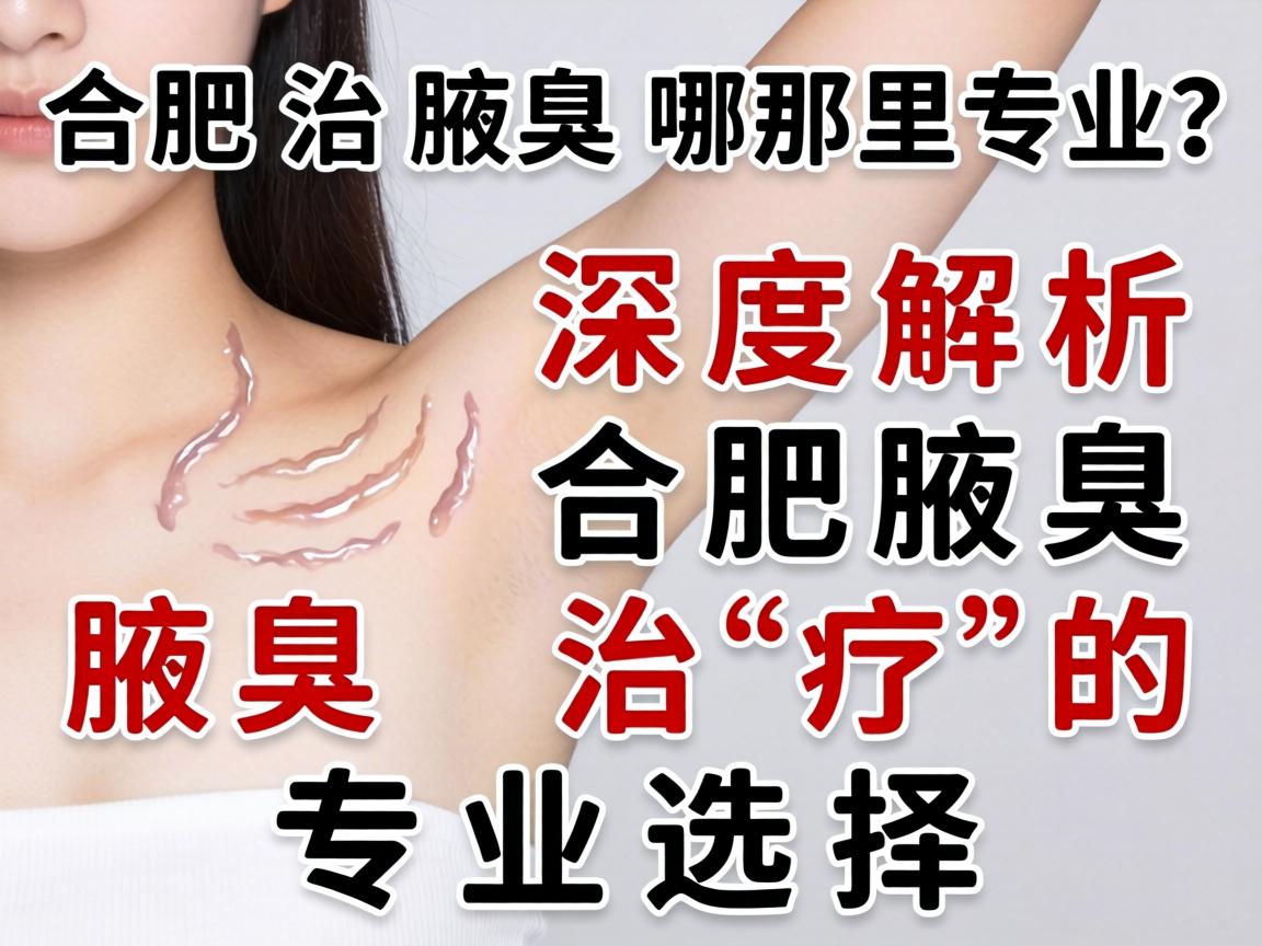 合肥治腋臭哪里专业？深度解析合肥腋臭治疗的专业选择