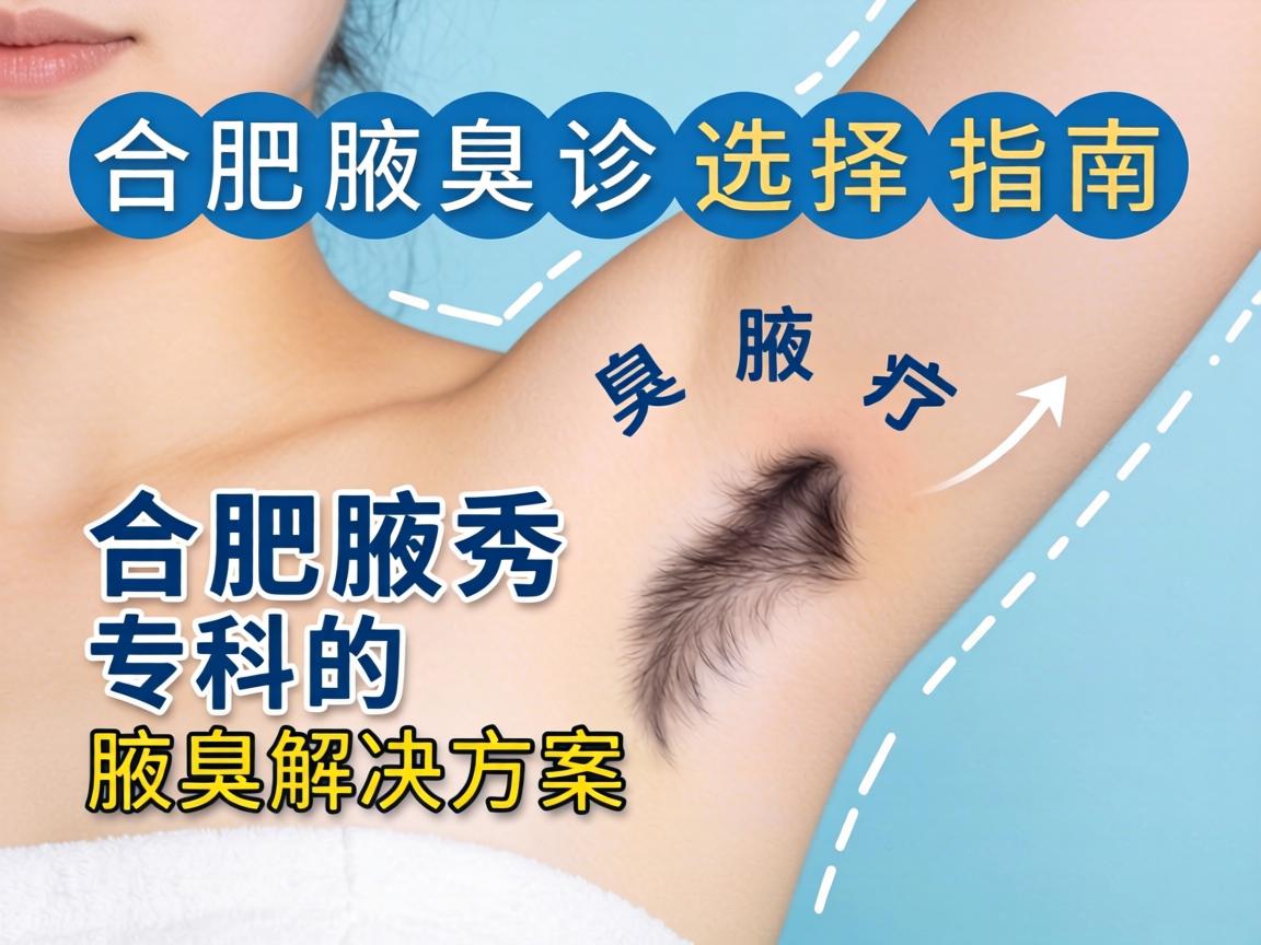 合肥腋臭诊疗选择指南，详解合肥腋秀专科的腋臭解决方案