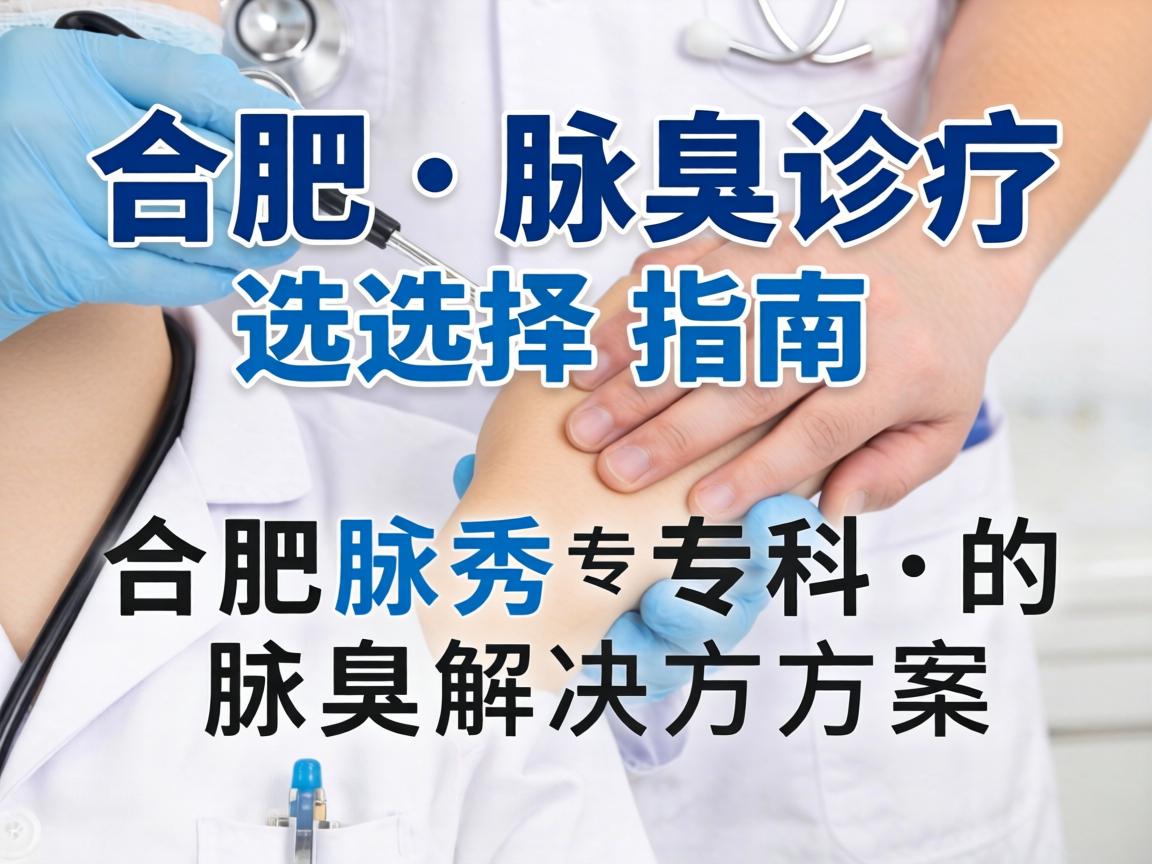 合肥腋臭诊疗选择指南，详解合肥腋秀专科的腋臭解决方案