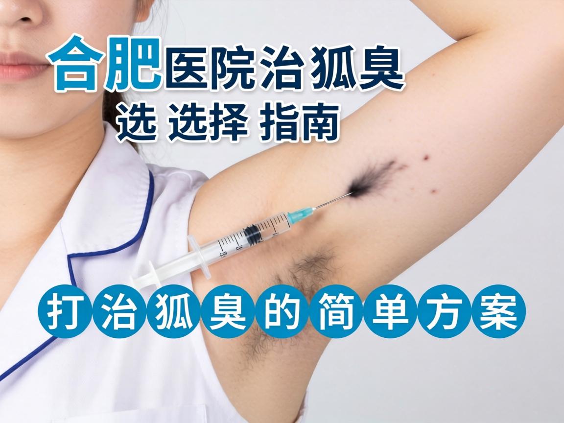 合肥治狐臭医院选择指南，详解打针治狐臭的简单方案