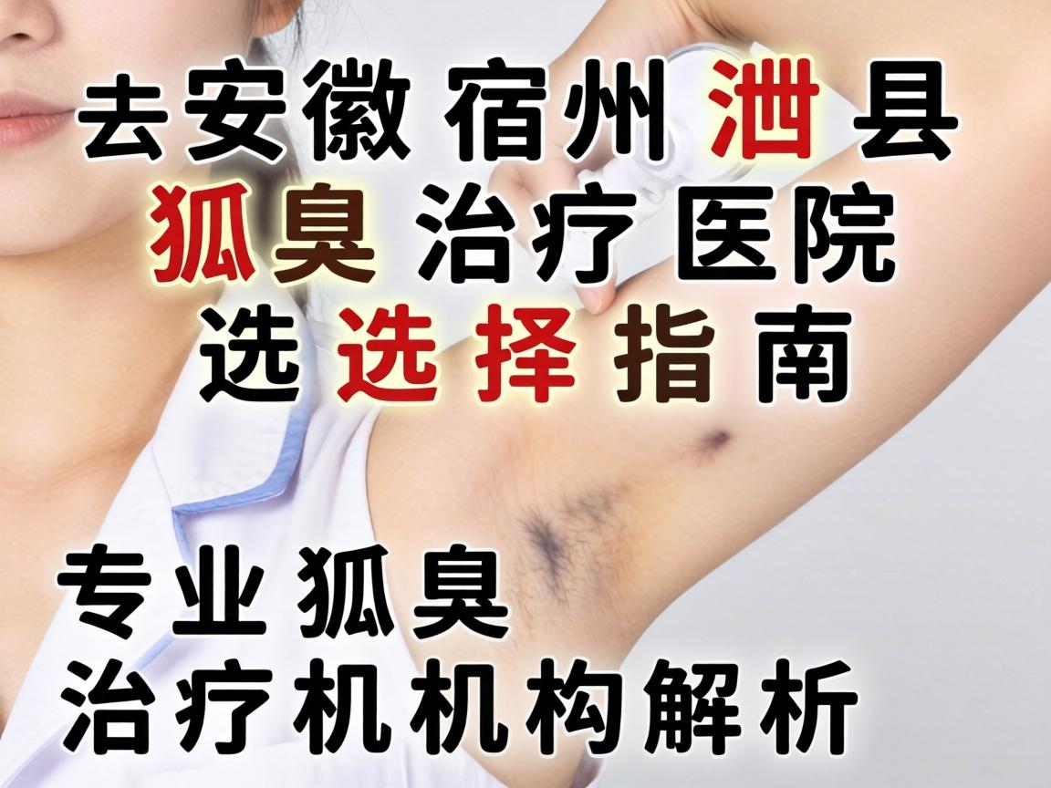 安徽宿州泗县狐臭治疗医院选择指南，专业狐臭治疗机构解析