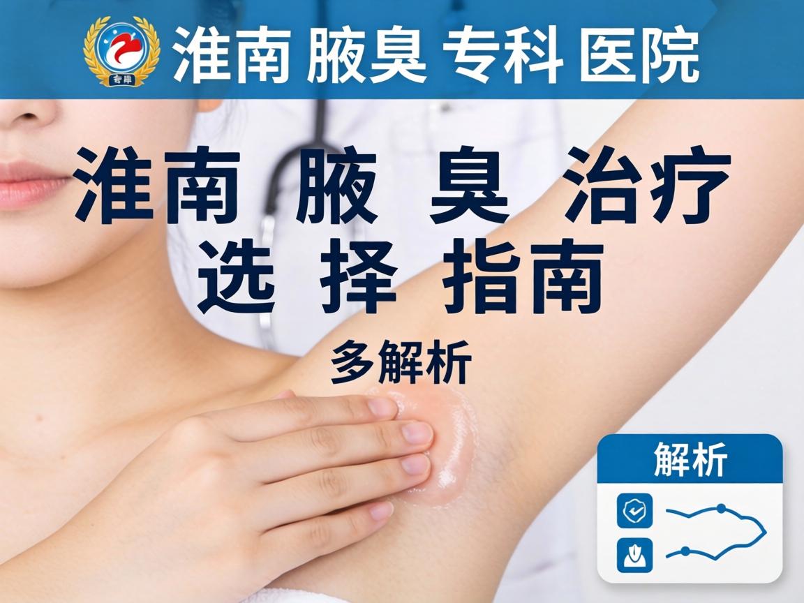 淮南腋臭治疗选择指南，解析淮南腋臭专科医院