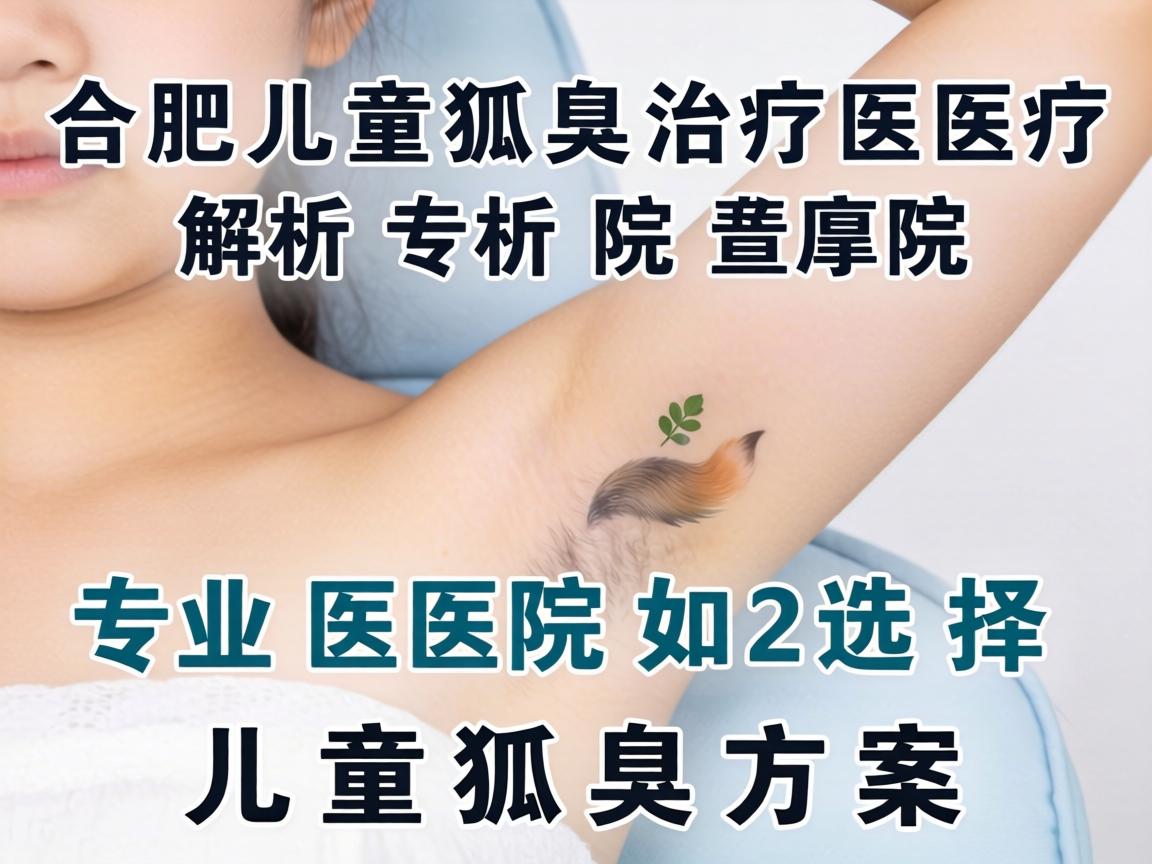 合肥儿童狐臭治疗医院解析，专业医院如何选择儿童狐臭方案