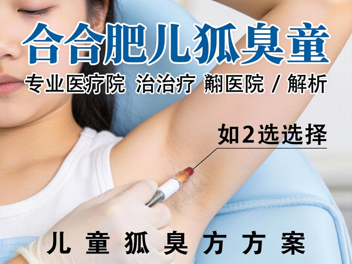 合肥儿童狐臭治疗医院解析，专业医院如何选择儿童狐臭方案