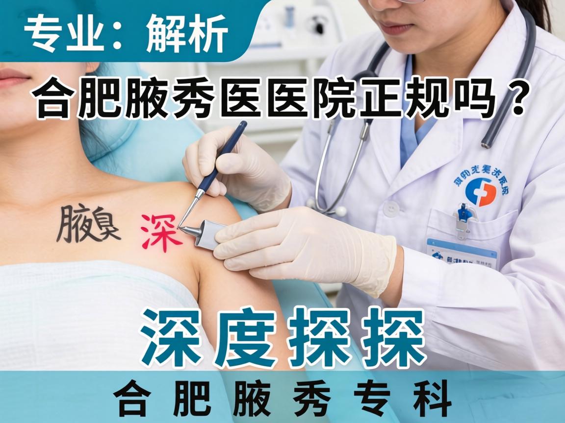 专业解析，合肥腋秀医院正规吗？深度探访合肥腋秀专科