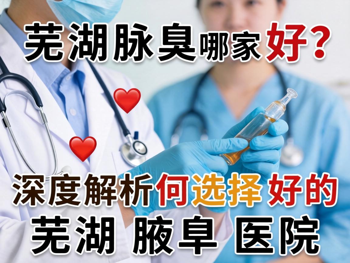 芜湖腋臭医院哪家好？深度解析如何选择好的芜湖腋臭医院