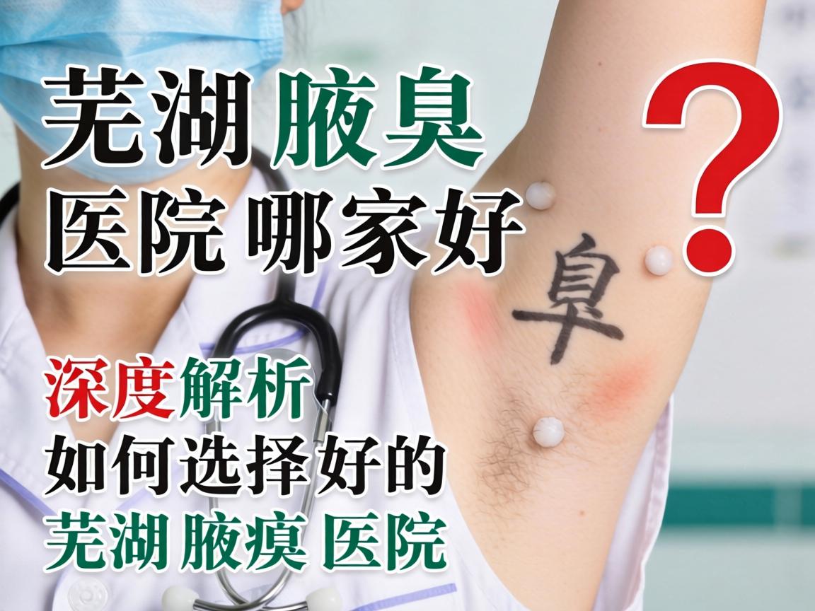 芜湖腋臭医院哪家好？深度解析如何选择好的芜湖腋臭医院