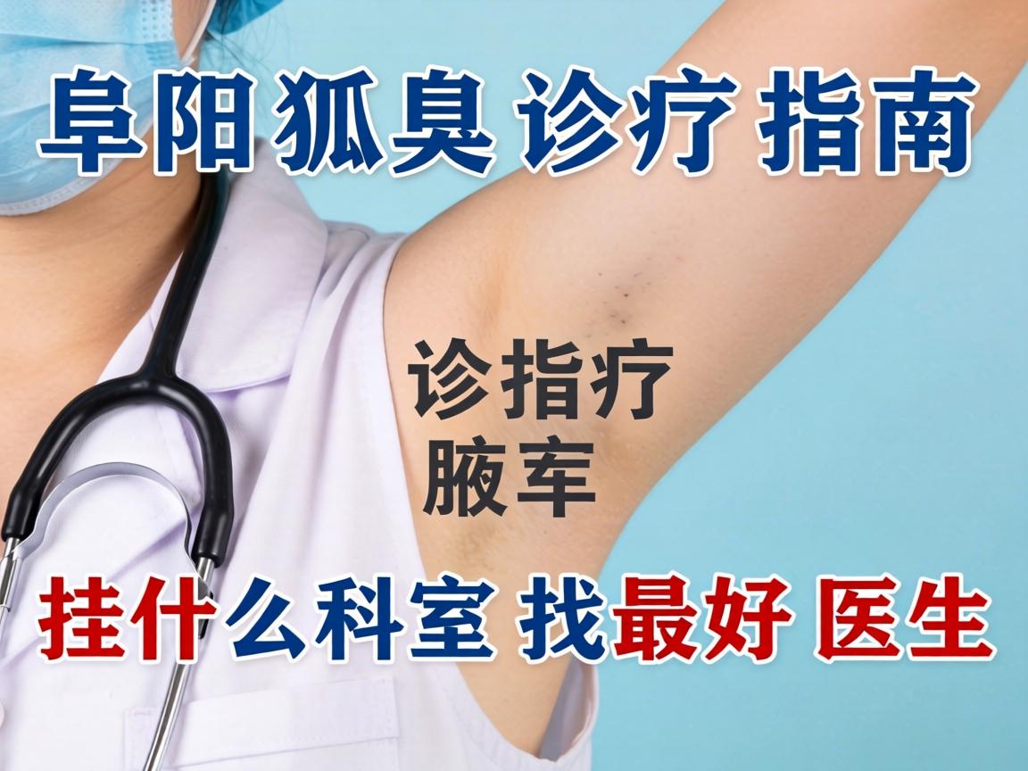 阜阳狐臭诊疗指南，挂什么科室找最好医生