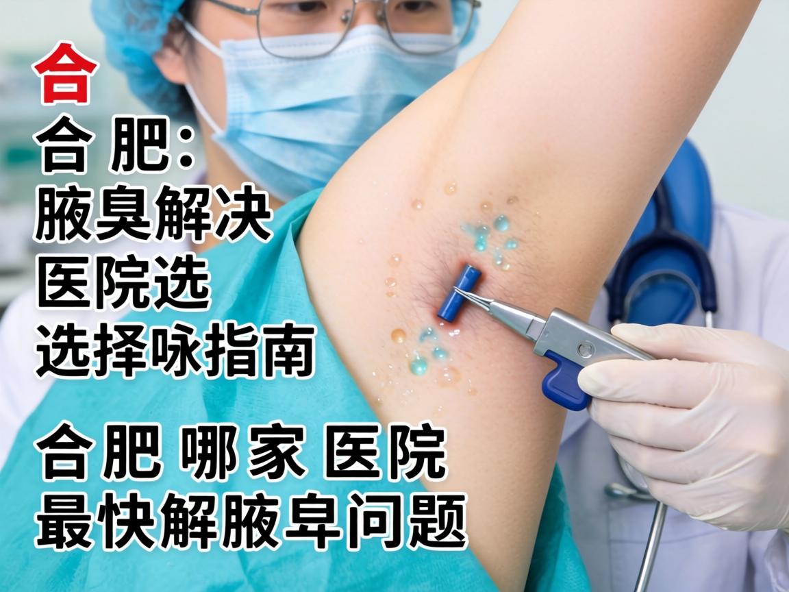 合肥腋臭解决医院选择指南，合肥哪家医院最快解决腋臭问题
