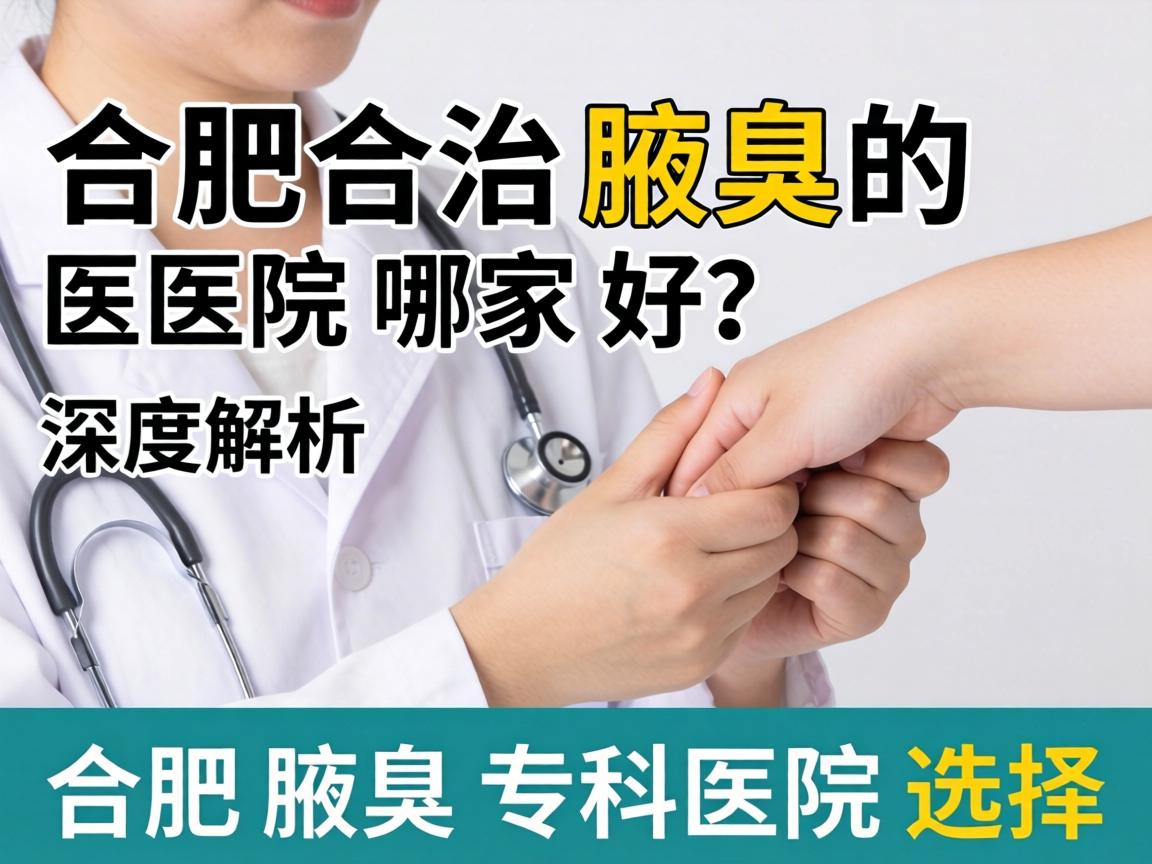 合肥治腋臭的医院哪家好？深度解析合肥腋臭专科医院选择