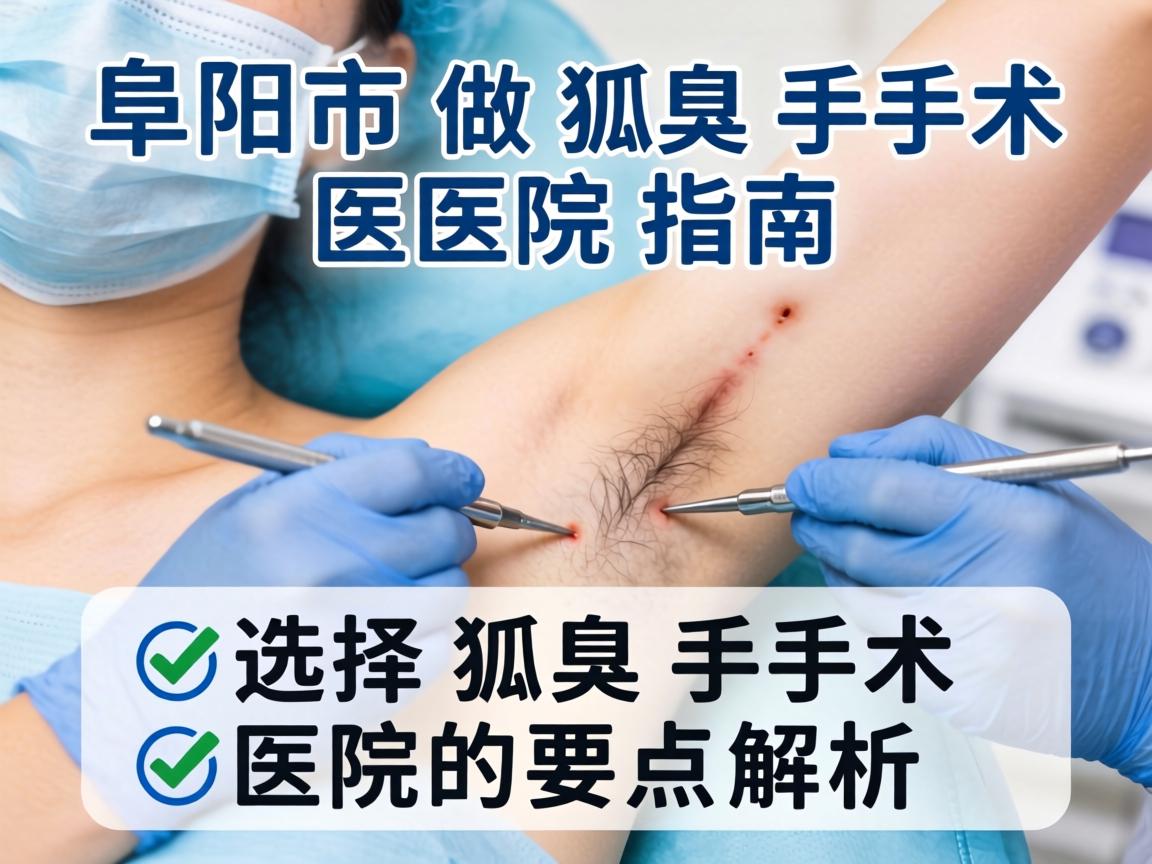 阜阳市做狐臭手术医院指南，选择狐臭手术医院的要点解析
