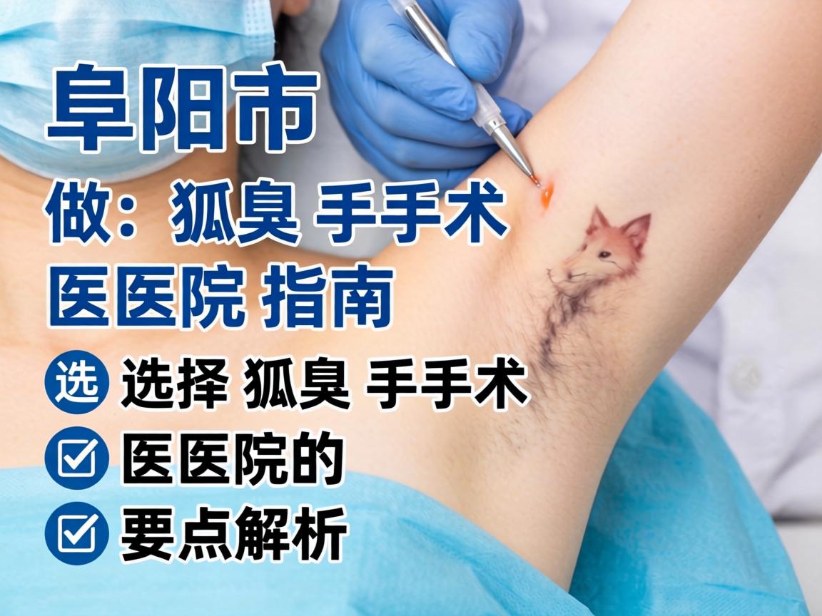阜阳市做狐臭手术医院指南，选择狐臭手术医院的要点解析