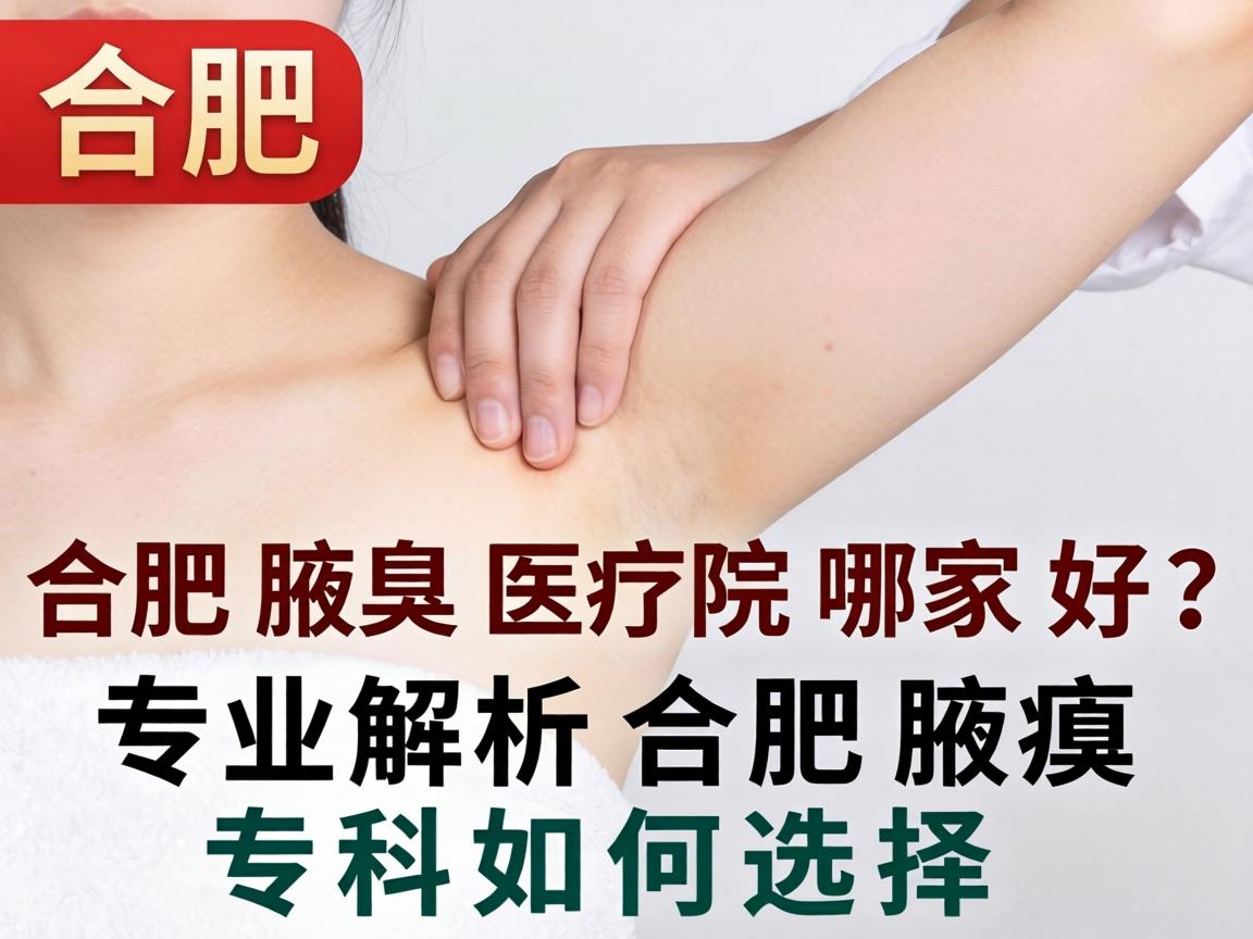 合肥腋臭医院哪家好？专业解析合肥腋臭专科如何选择